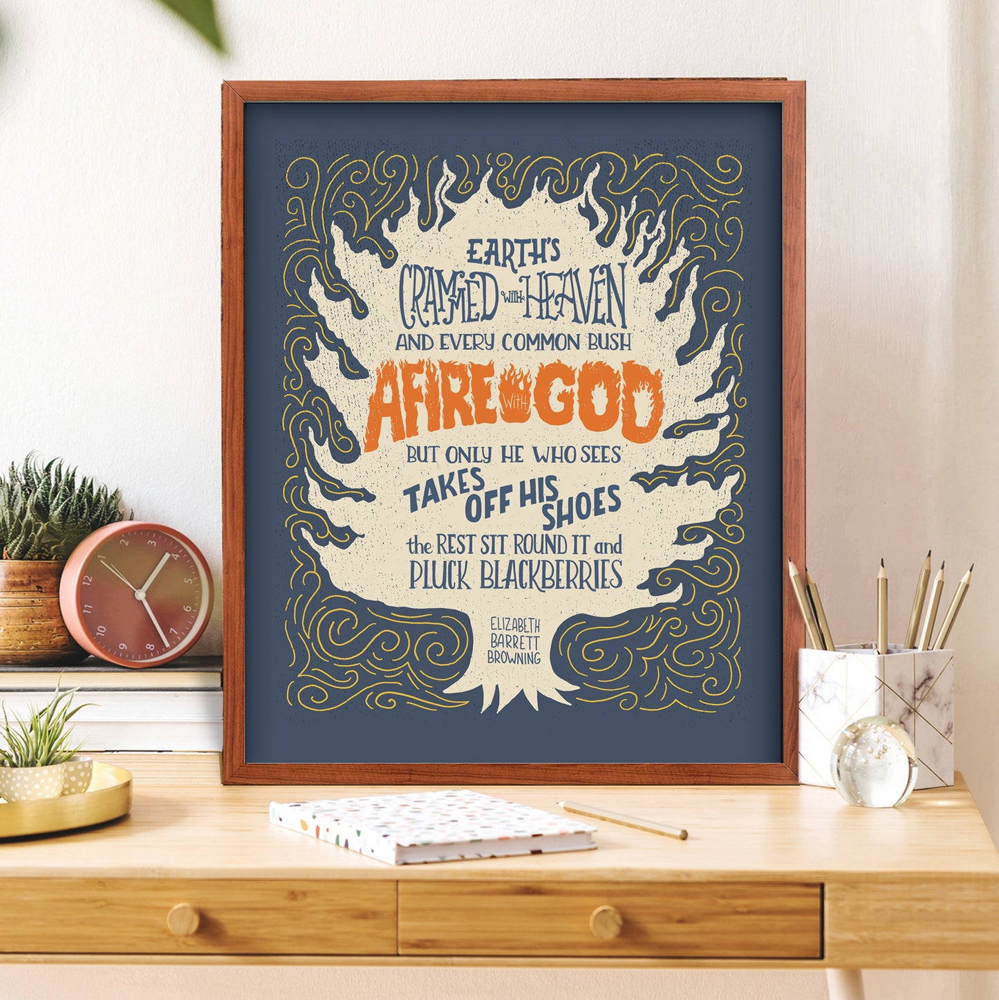 Earth's Crammed With Heaven | Elizabeth Barrett Browning Quote