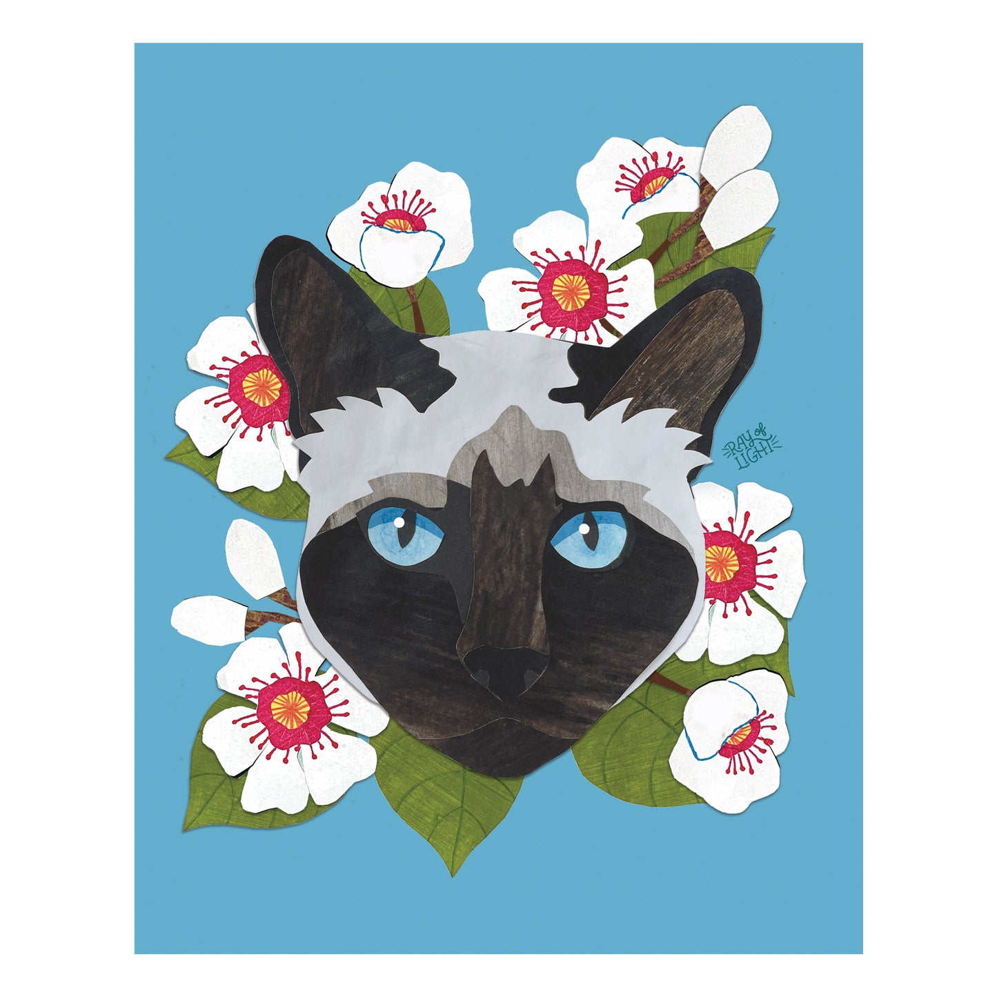 Siamese Cat Print