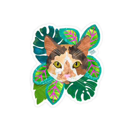 Calico Cat Sticker