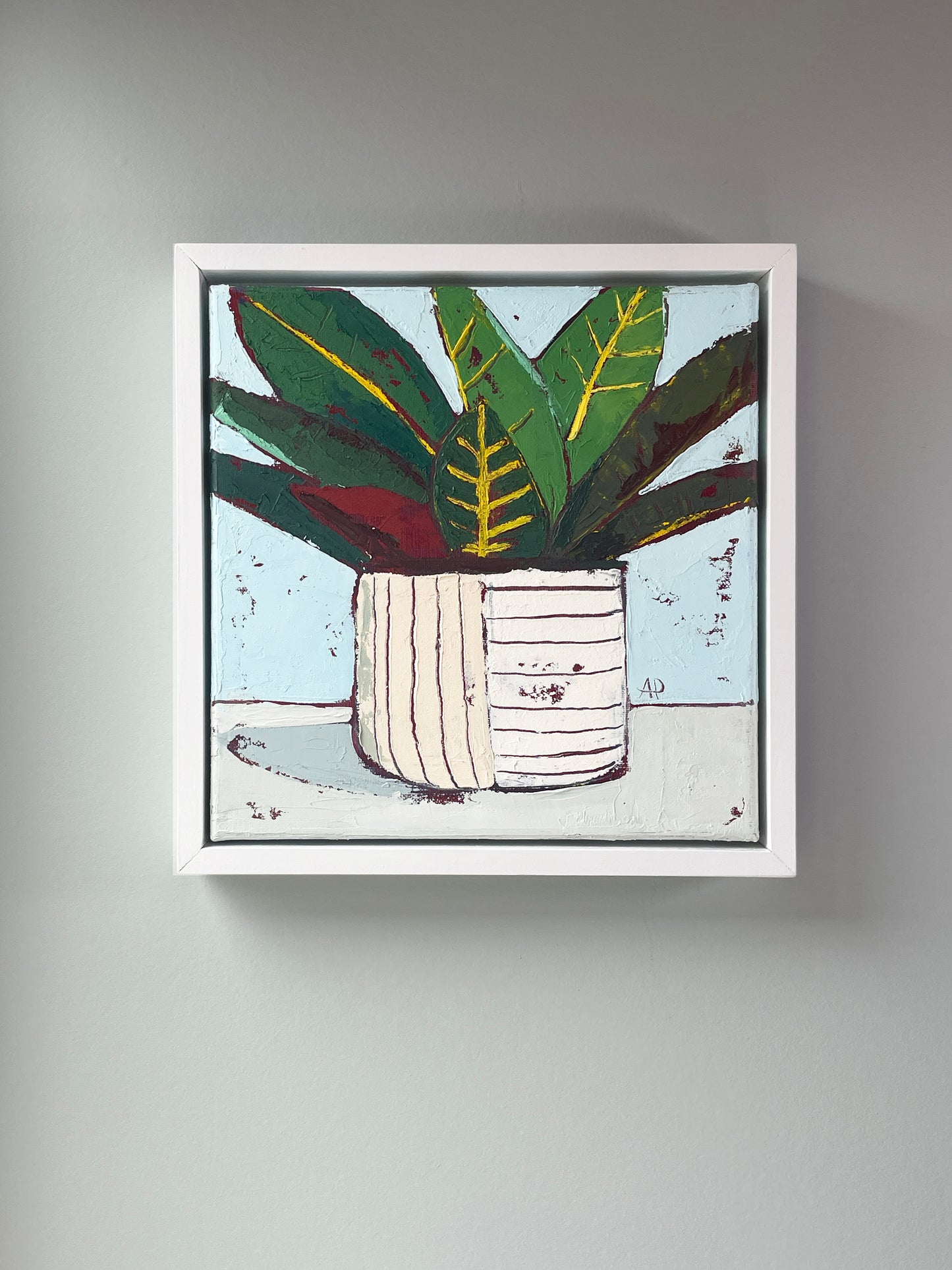 The Drama Queen – Croton Painting, Original Artwork
