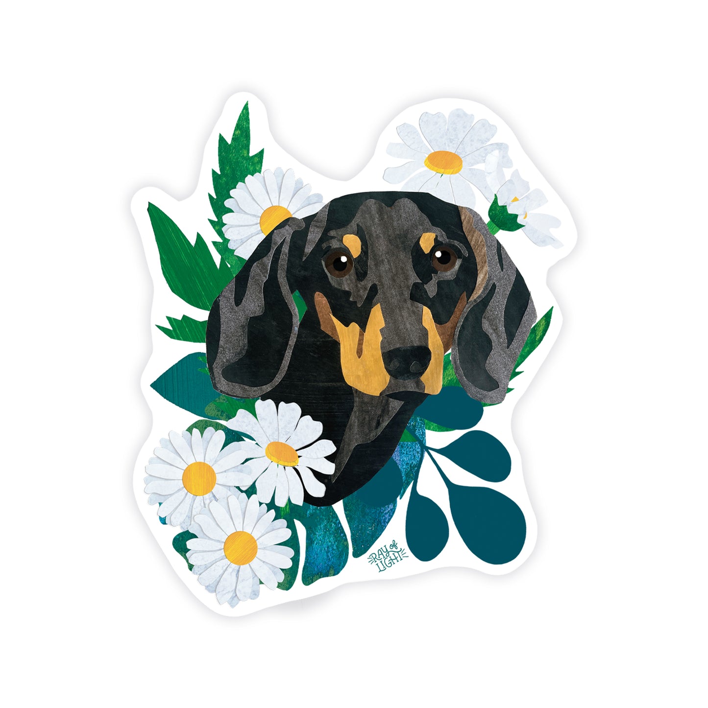 Dachshund Black Sticker