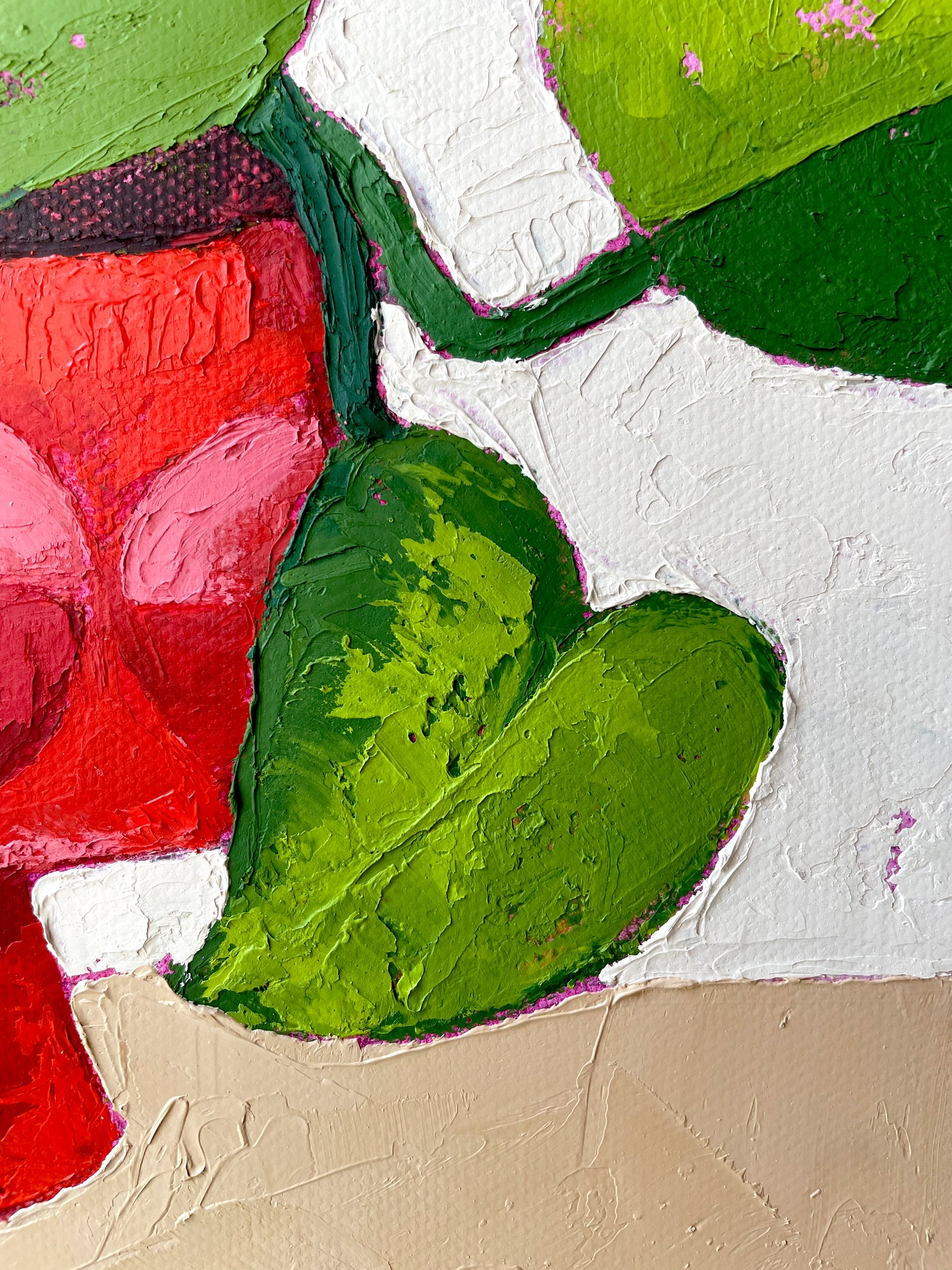 The Trendsetter – Golden Pothos Original Oil Painting