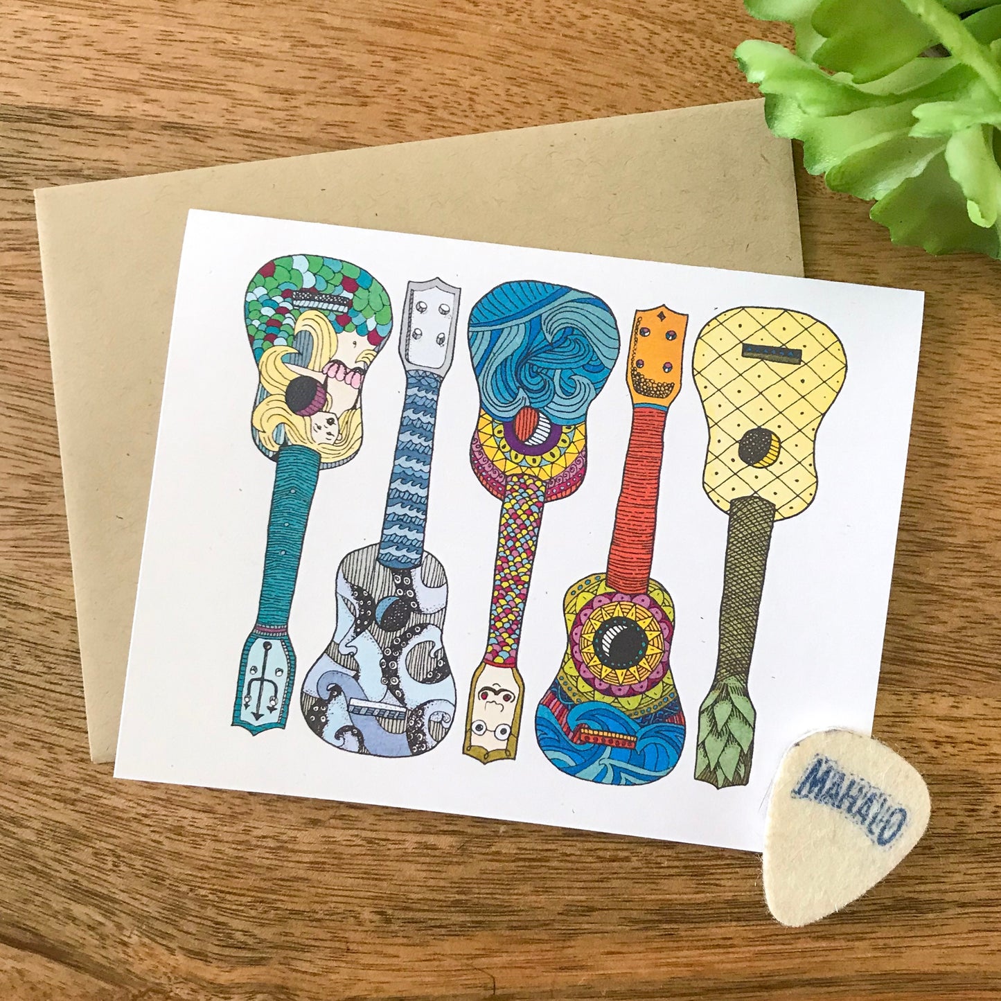 Ukulele Card
