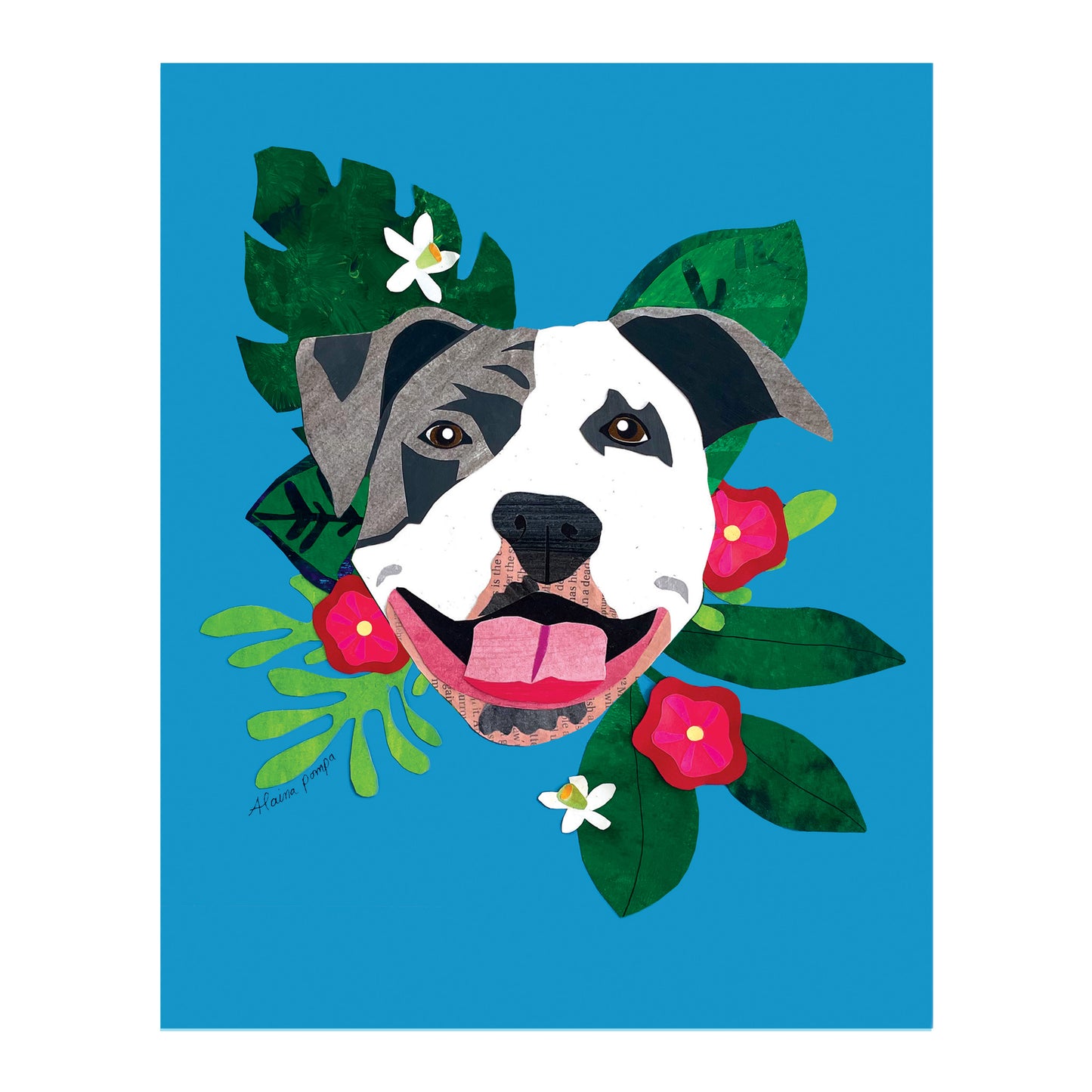 Staffordshire Bulldog-Grey