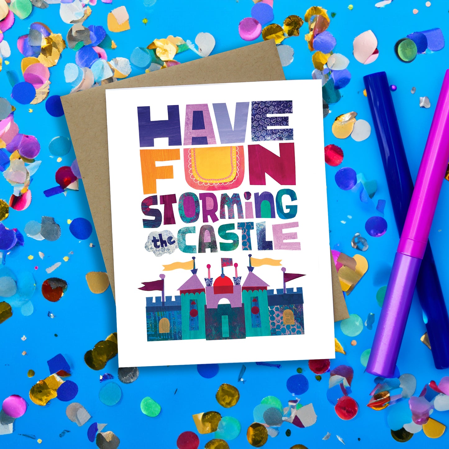 Have Fun Storming the Castle Card