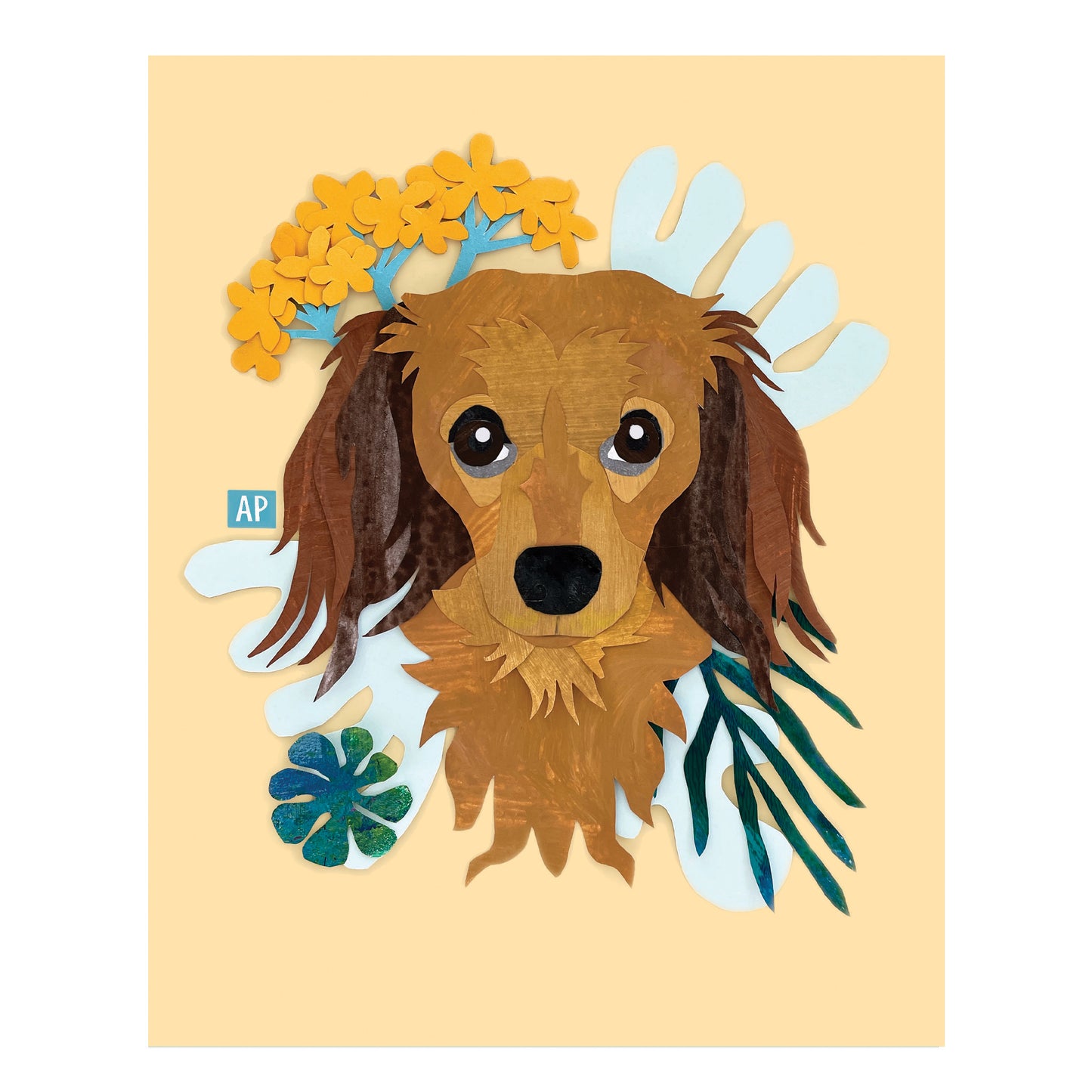 Dachshund Longhair Tan