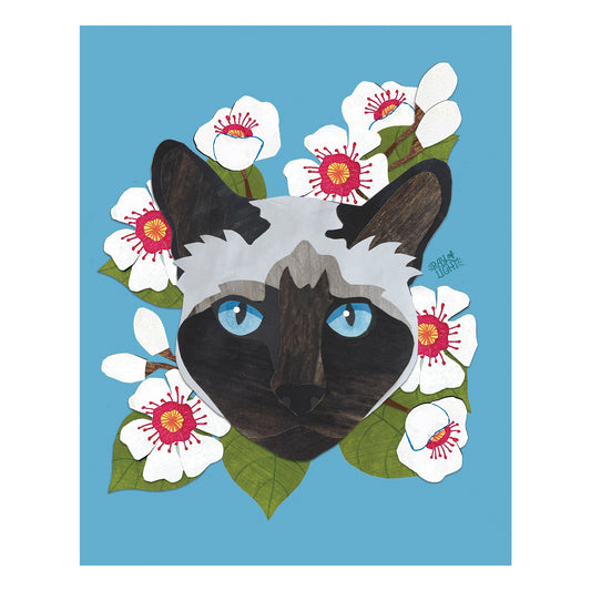 Siamese Cat Print
