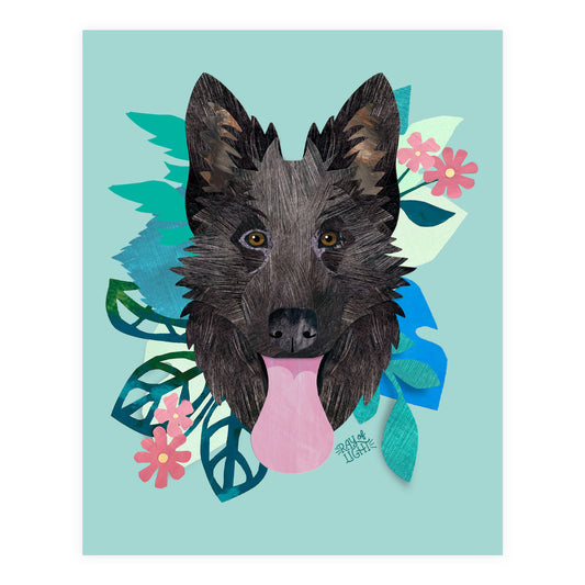 German Shepherd, Black