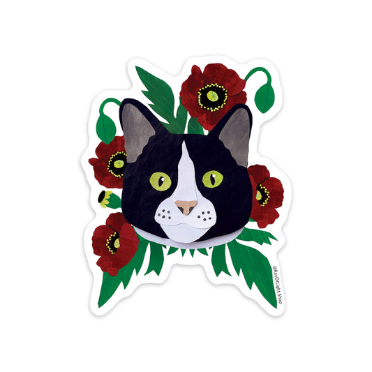 Tuxedo Cat Sticker