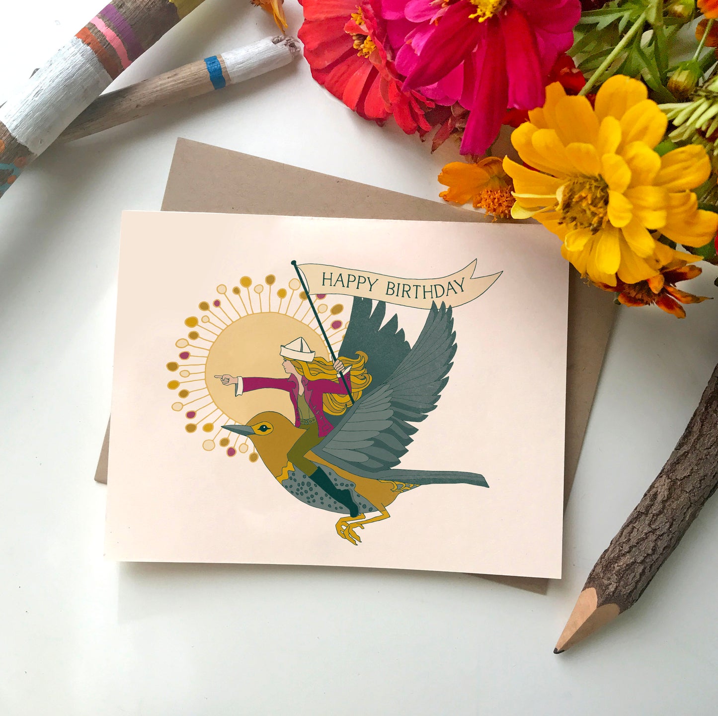 Birthday Birdie Card