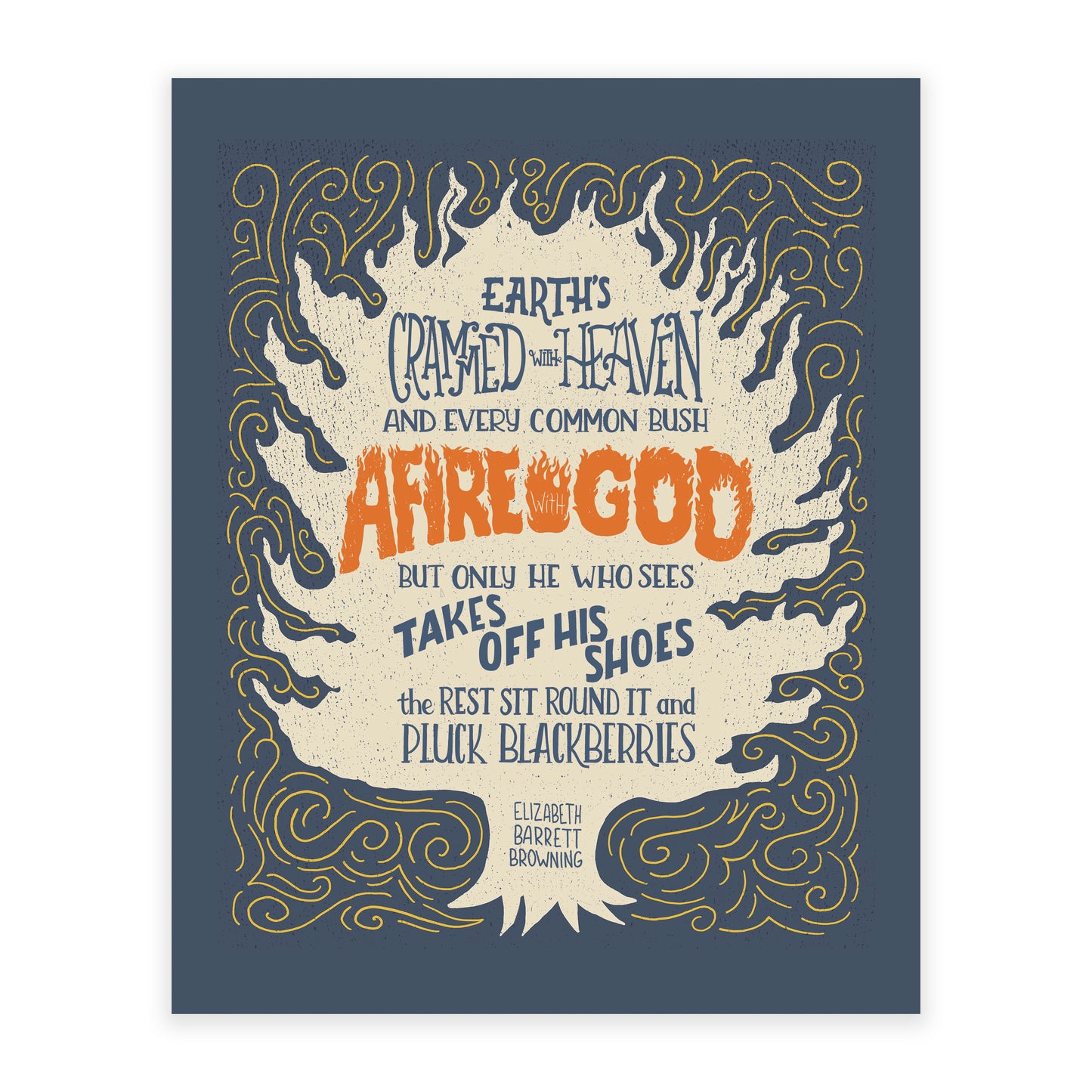 Earth's Crammed With Heaven | Elizabeth Barrett Browning Quote