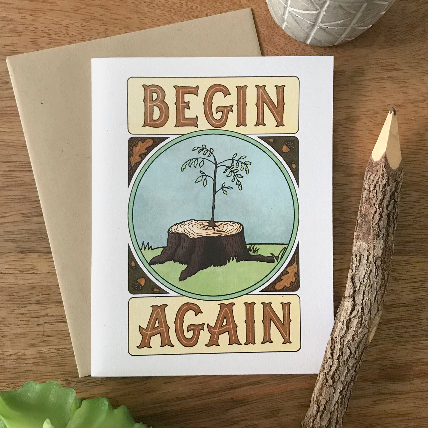 Begin Again Card