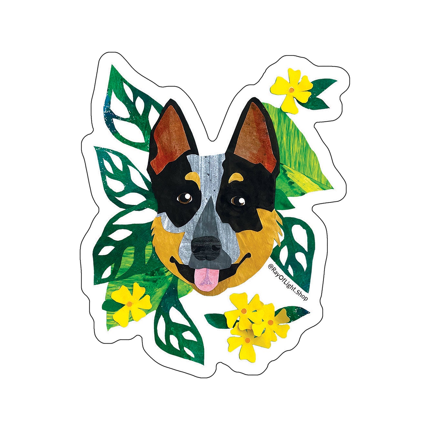 Australian Cattle Dog/ Blue Heeler Sticker