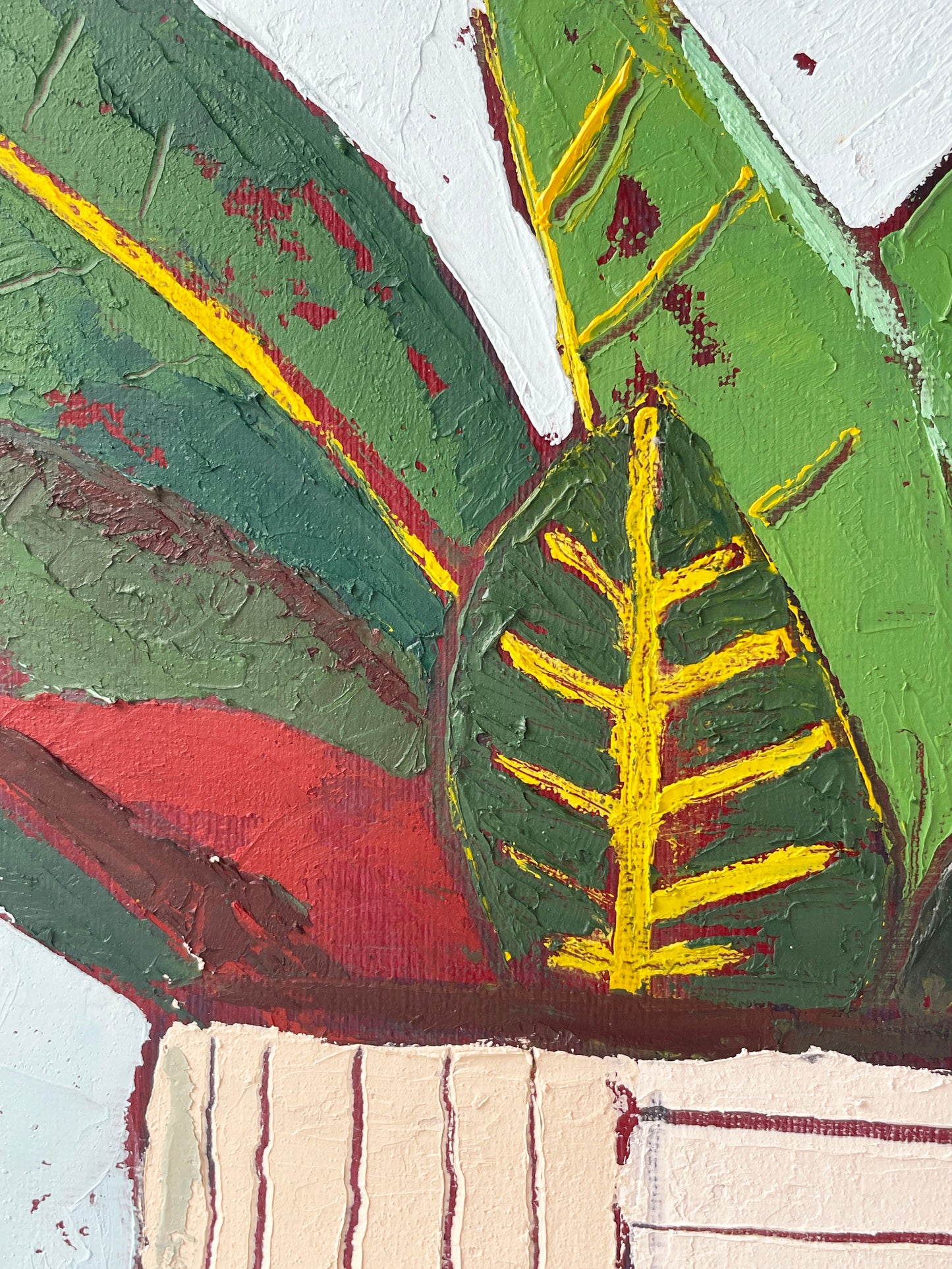 The Drama Queen – Croton Painting, Original Artwork
