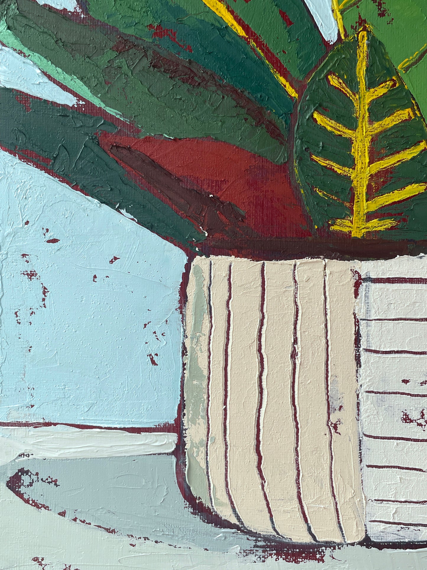 The Drama Queen – Croton Painting, Original Artwork