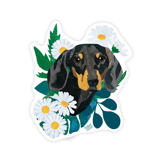 Dachshund Black Sticker