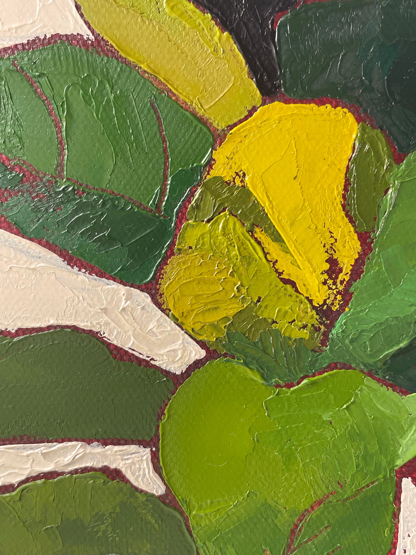 The Sophisticate – Fiddle Leaf Fig Original Oil Painting