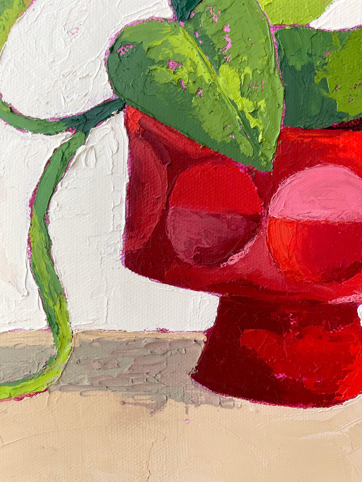 The Trendsetter – Golden Pothos Original Oil Painting