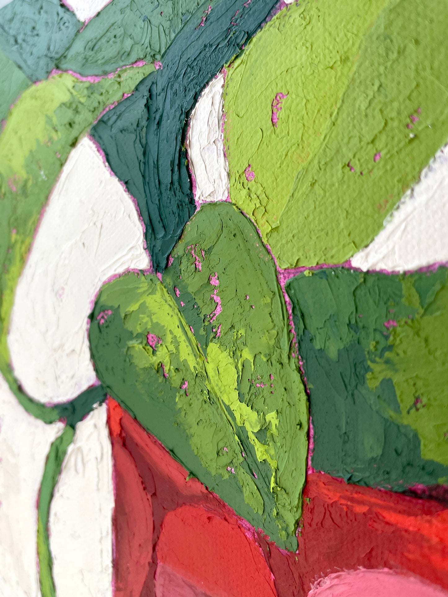 The Trendsetter – Golden Pothos Original Oil Painting