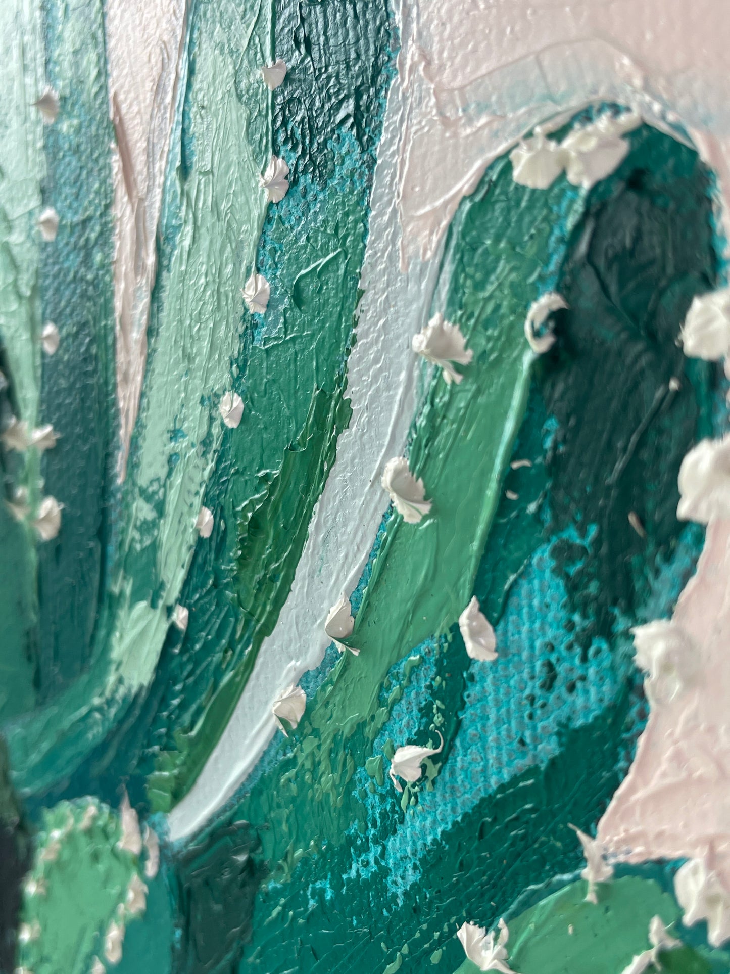 The Optimist – Original Cactus Oil Painting