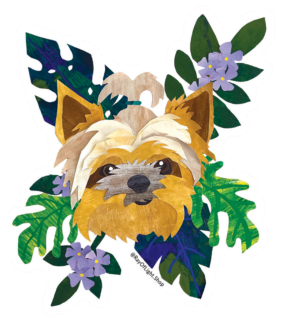 Yorkie Yorkshire Terrier Sticker