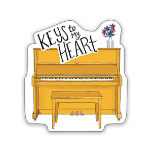 The Piano Sticker